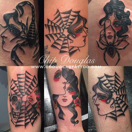 Tattoo uploaded by Claudia De Sabe • Spider creepy woman • Tattoodo